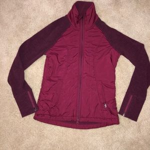 Prana Plum Red Audrina Jacket Full Zip Red/Purple